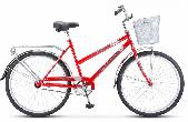 Велосипед городской Navigator 205 C d-26 1x1 20" красный с корзинкой